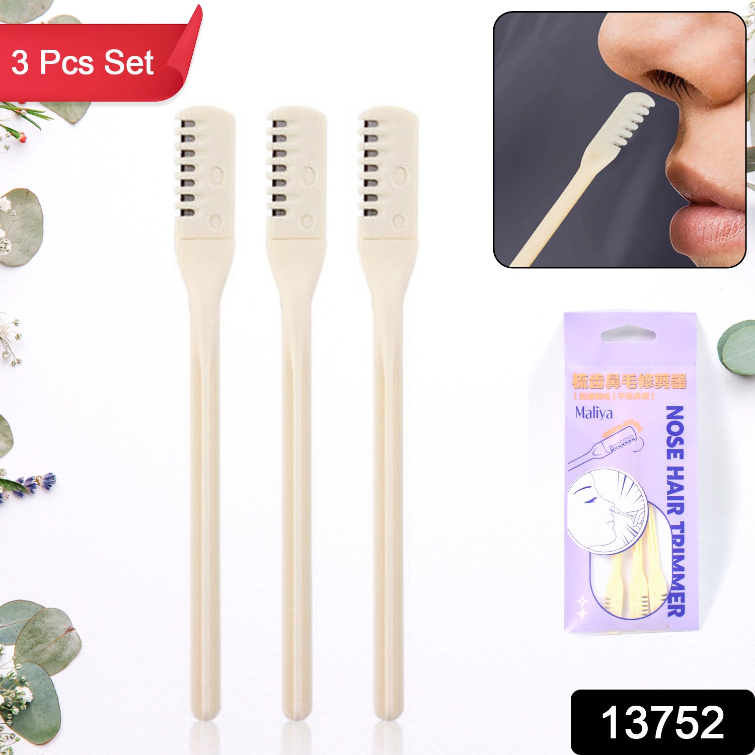 Nose Hair Removal Trimmer Nose Hair Remover Razor Kit Blade (3 Pcs Set) Nose Hair Removal Trimmer Nose Hair Remover Razor Kit Blade (3 Pcs Set)
